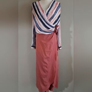 Formal croisse skirt pants with matching formal blouse